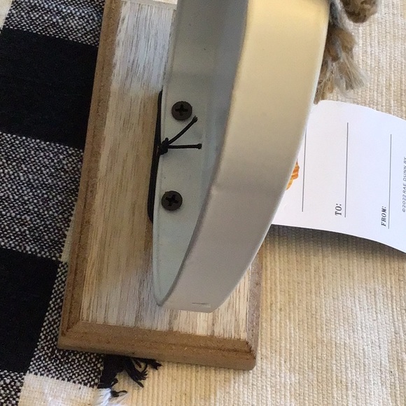 🆕🎃Rae Dunn PUMPKIN SPICE EVERYTHING Standing Metal Decor - Picture 6 of 8